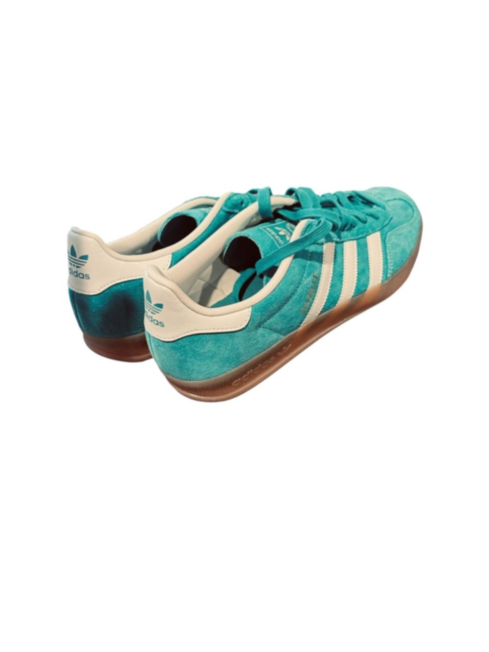 Men's Adidas Gazelle Indoor Blue White Sneakers Size 10.5 - Picture 6 of 8
